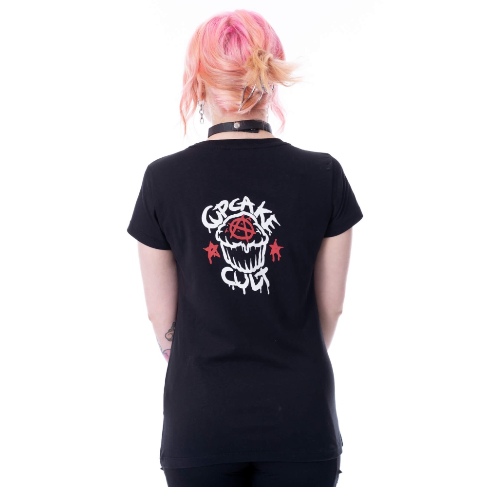 Cupcake Cult - Batling Ladies Tshirt - Black